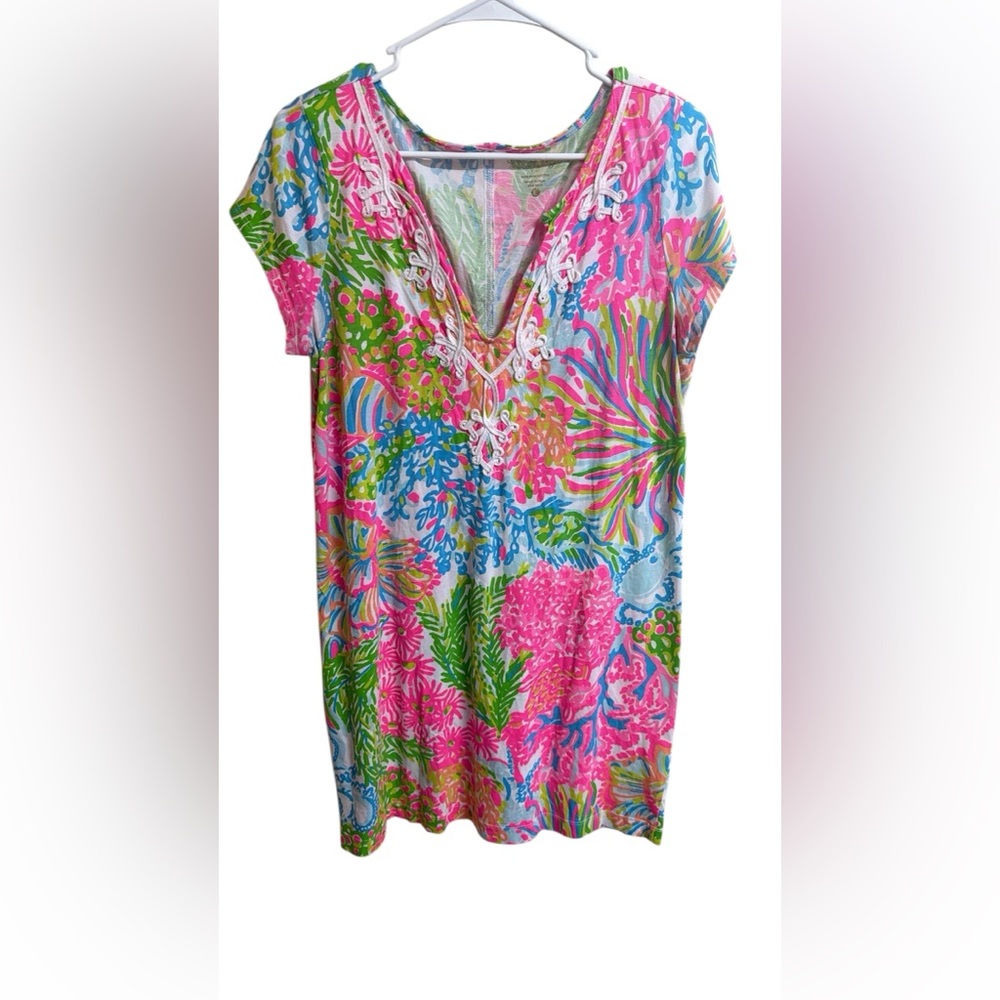 Lilly Pulitzer Colorful Floral Tunic